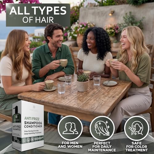 Anti Frizz Shampoo and Conditioner Set