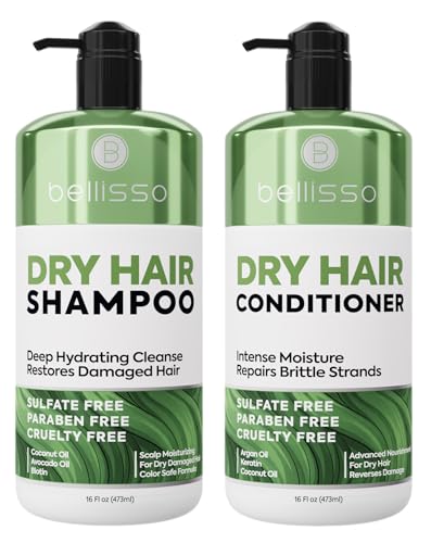 Dry Hair Shampoo and Conditioner Set