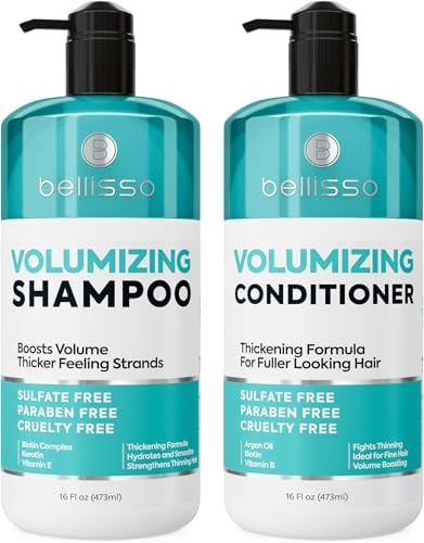 Professional Salon Hair Care for Men and Women - 16 Fl Oz (Set of 2)
