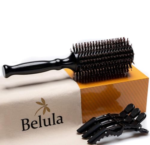 Boar Bristle Round Brush, 1.5 Inch