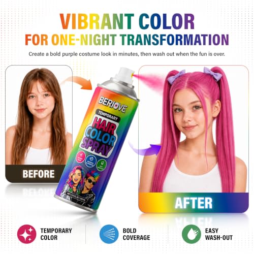 Pink Temporary Hair Spray