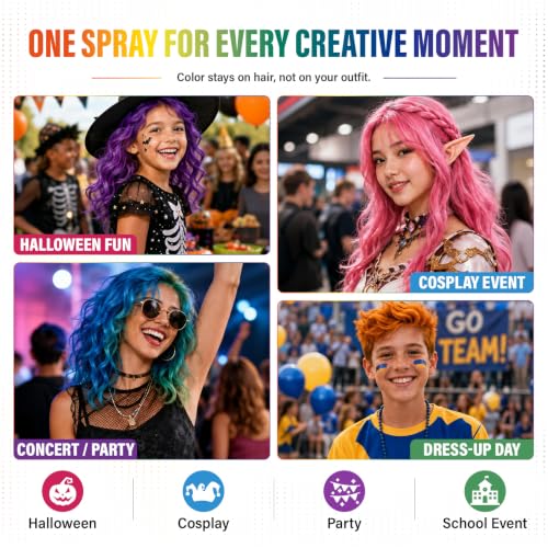 Pink Temporary Hair Spray