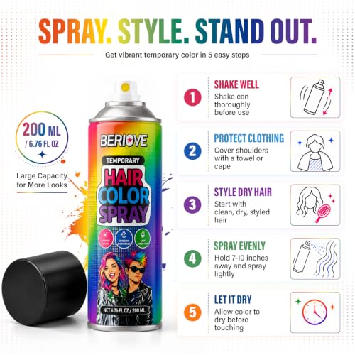 Pink Temporary Hair Spray
