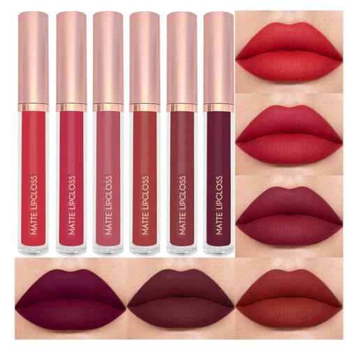 6PCS Deep Red Liquid Set