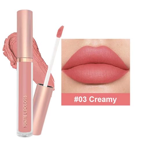 6PCS Nude & Coral Liquid Lipstick Set