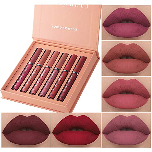 6Pcs Matte Liquid Lipstick Set