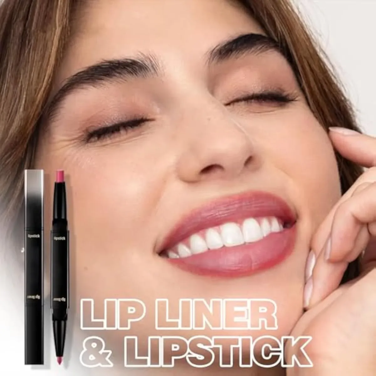 Liquid Lip Liner Lipstick Makeup, Double-Ended 2-in-1 Lip Liner and Matte Lipstick Combo, Waterproof Seamless Lip Stain, Long Lasting All-Day Wear | Matte, Smooth, Durable,