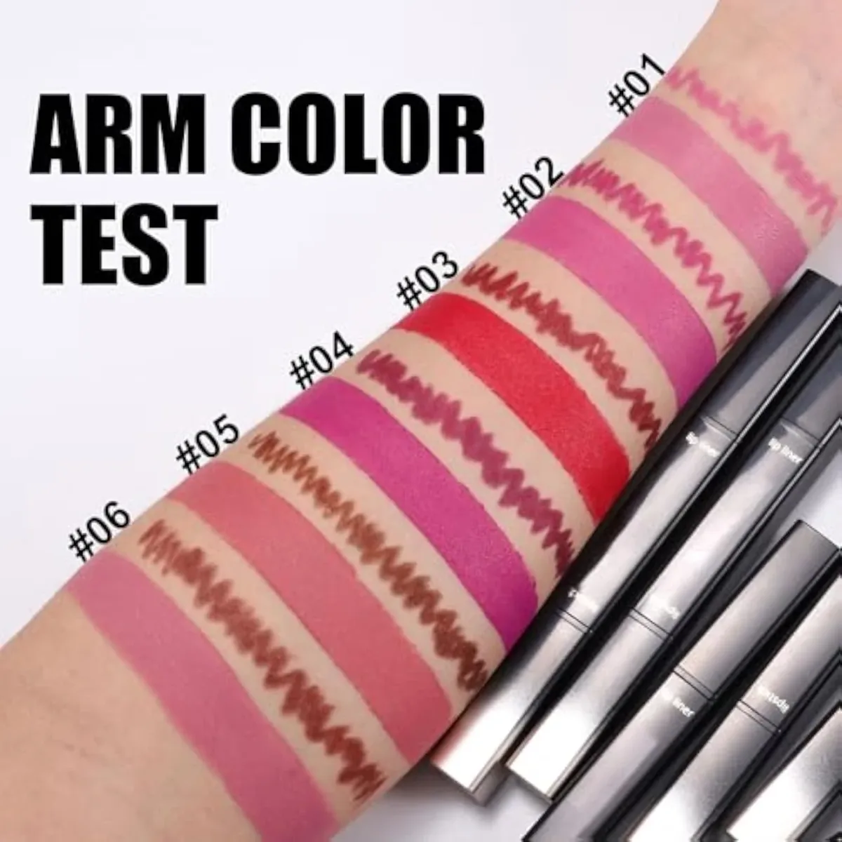 Liquid Lip Liner Lipstick Makeup, Double-Ended 2-in-1 Lip Liner and Matte Lipstick Combo, Waterproof Seamless Lip Stain, Long Lasting All-Day Wear | Matte, Smooth, Durable,