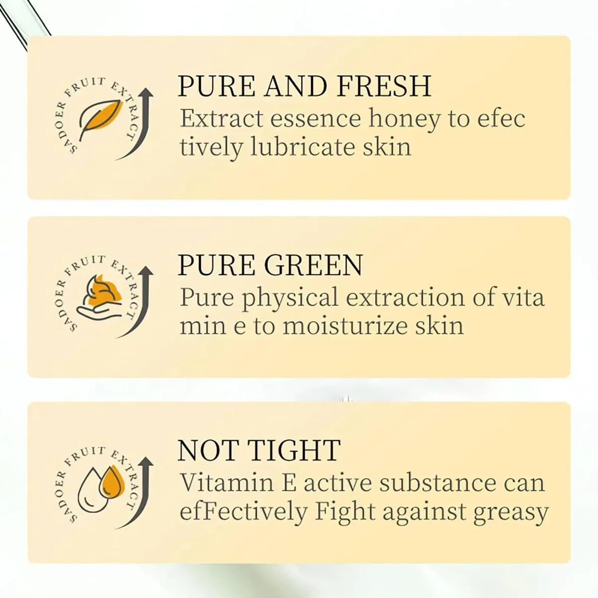 Manuka Honey Facial Cleanser Vitamin E Deep Cleansing Foam