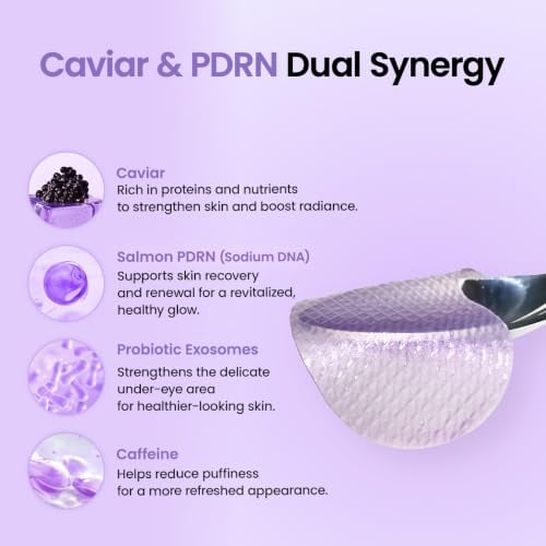 Hydrogel Eye Patches Caviar PDRN 60 Count
