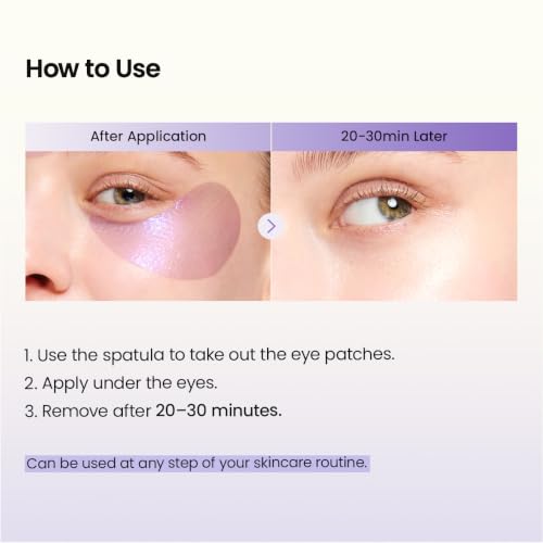 Hydrogel Eye Patches Caviar PDRN 60 Count