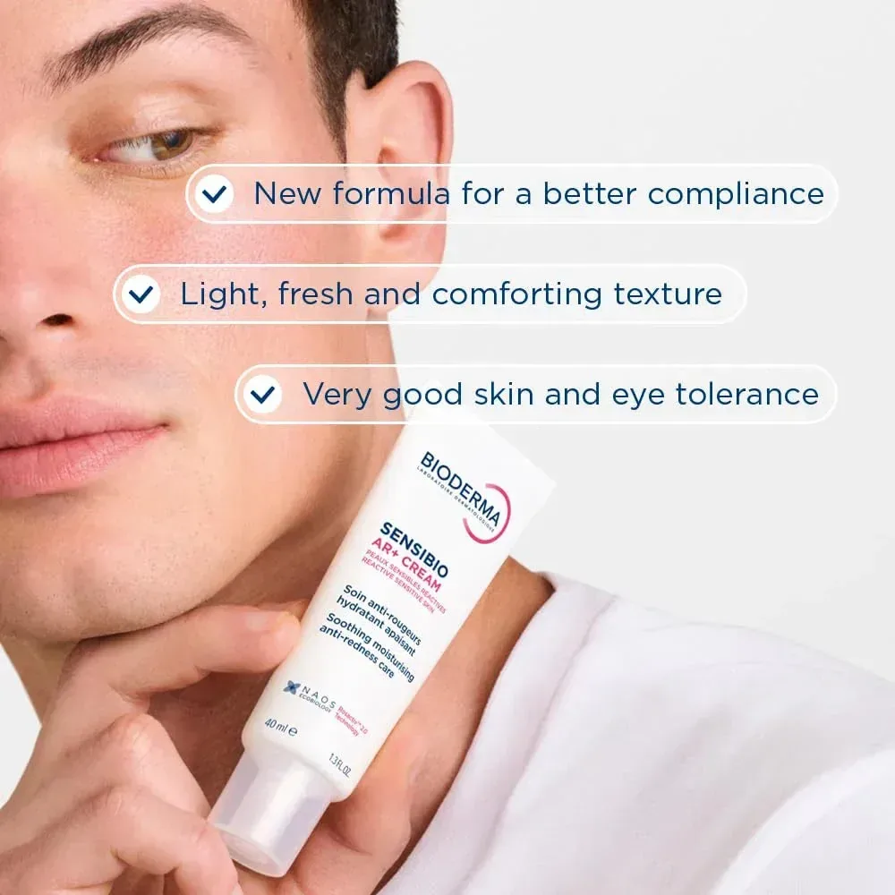 AR+ Cream, Facial Redness Relief Lotion for Sensitive Skin