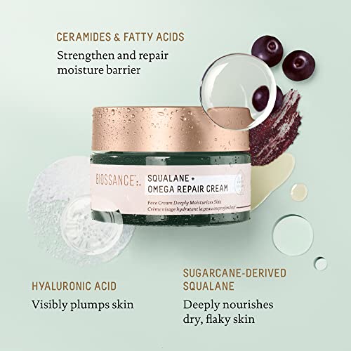 Squalane + Omega Repair Cream - Face Moisturizer -