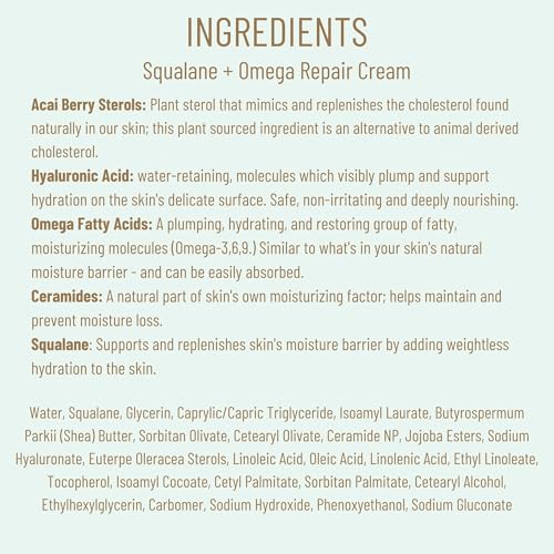 Squalane + Omega Repair Cream - Face Moisturizer -