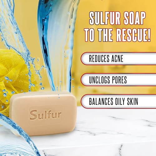 Grisi 10% sulfur acne bar soap 3 pack