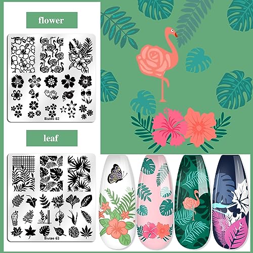 15-Plate Nail Stamping Kit with Stamper