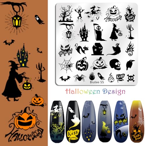 15-Plate Nail Stamping Kit with Stamper