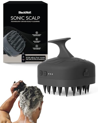 Sonic Scalp Scrubber Rechargeable Hair Scalp Scrub Brush