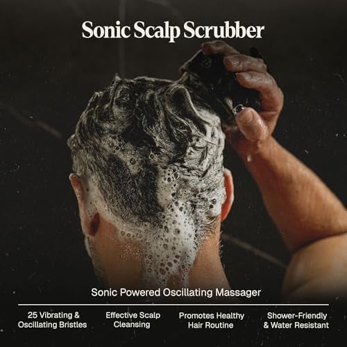 Sonic Scalp Scrubber Rechargeable Hair Scalp Scrub Brush