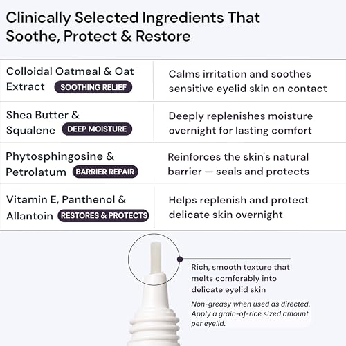 BetterLids Eyelid Ointment for Dry, Itchy & Sensitive Eyelids