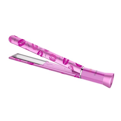 Pink Flat Iron Titanium Hair Iron