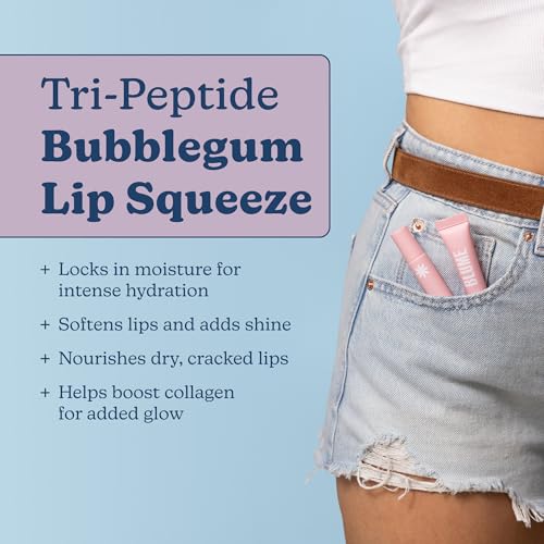 Tri-Peptide Bubblegum Pink Tinted Lip Balm