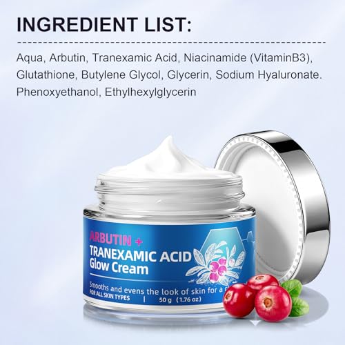Arbutin 8% + Tranexamic Acid 5% Cream for Dark Spots
