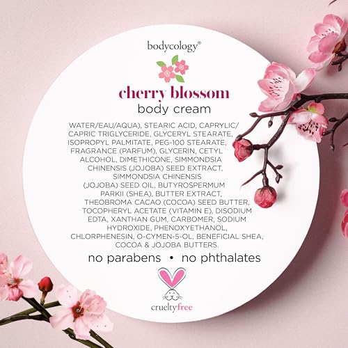 Shea Butter Body Cream, Cherry Blossom