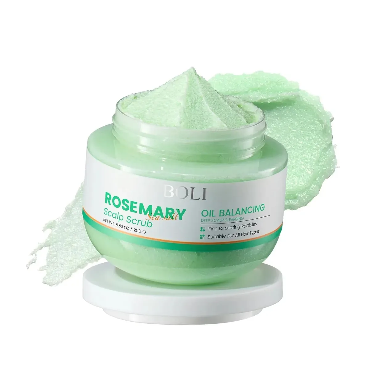 Scalp Scrub, Rosemary Tea Tree Exfoliator Shampoo