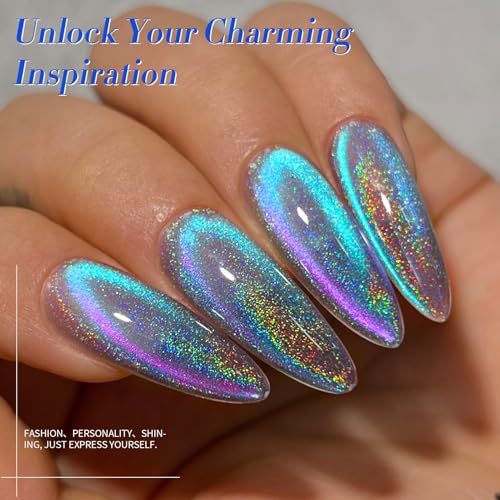 9D cat eye gel polish 15ml holographic