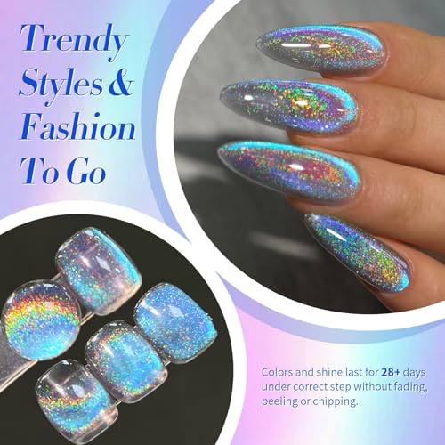9D cat eye gel polish 15ml holographic