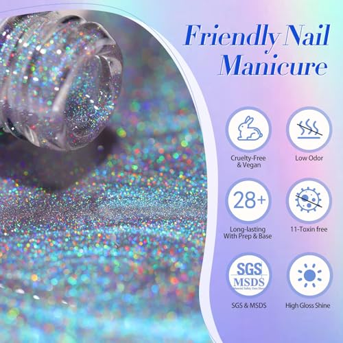 9D cat eye gel polish 15ml holographic