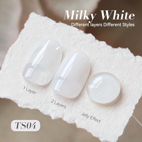 Milky White Gel Polish, 15ml