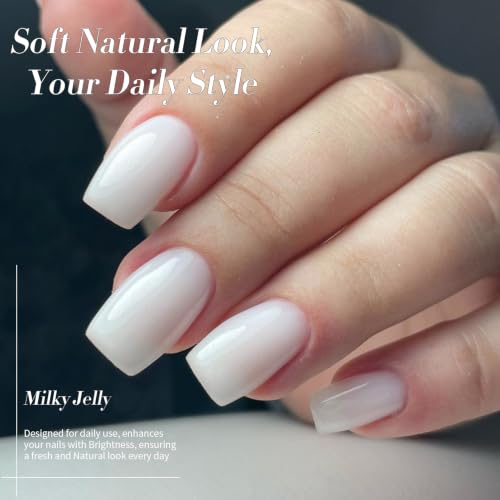 Milky White Gel Polish, 15ml