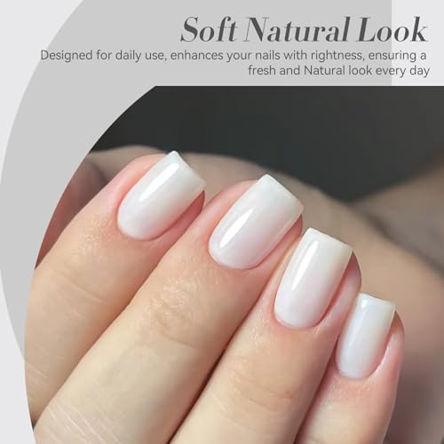 Milky White Gel Polish, 15ml