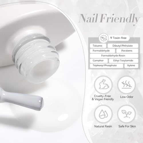Milky White Gel Polish, 15ml