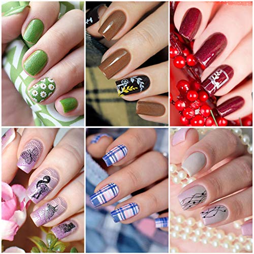 Plaid Flowers and Lace Stamping Plates