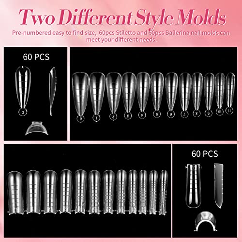 Poly Nail Extension Gel Kit 6 Colors