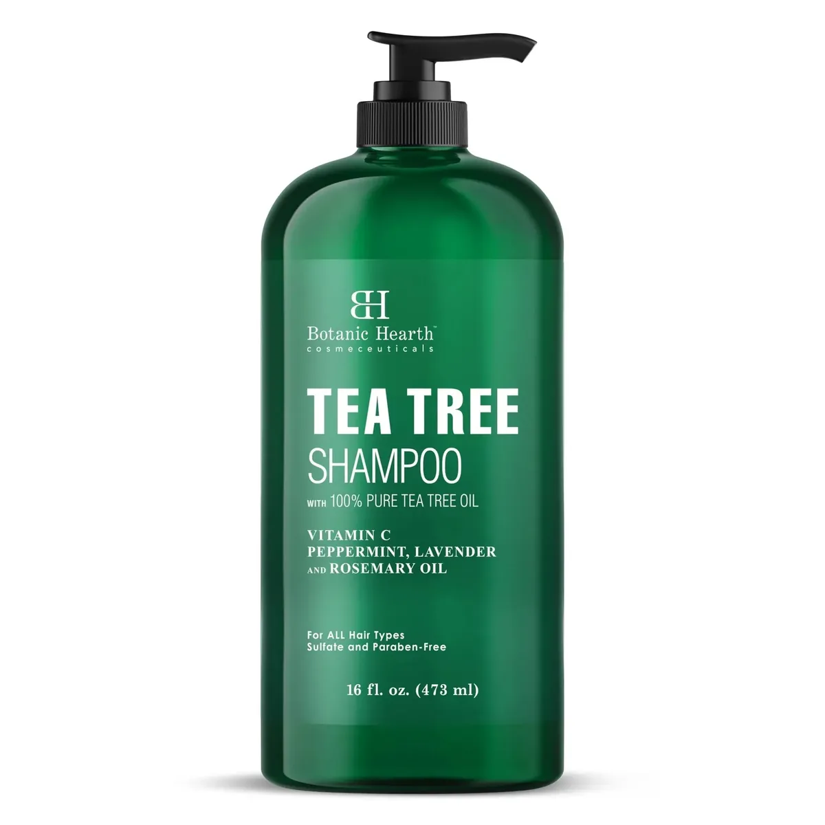 Tea Tree Shampoo, Vitamin C, Peppermint, Lavender And Rosemary Oil