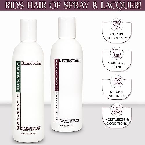 Anti Static Shampoo & Revitalizing Conditioner 8 Ounce, Value Pack Bundle 2 items