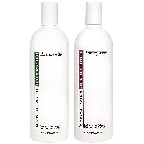 Non Static Shampoo & Revitalizing Conditioner, 16 Oz, 2 Pack Bundle