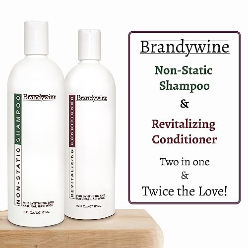Non Static Shampoo & Revitalizing Conditioner, 16 Oz, 2 Pack Bundle