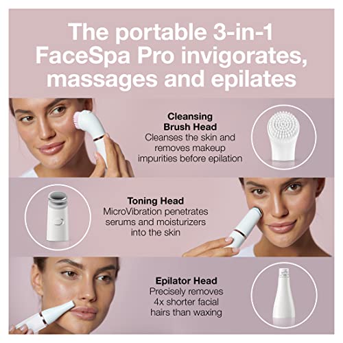 Face Epilator Facespa Pro 911 Facial Hair Removal for Women
