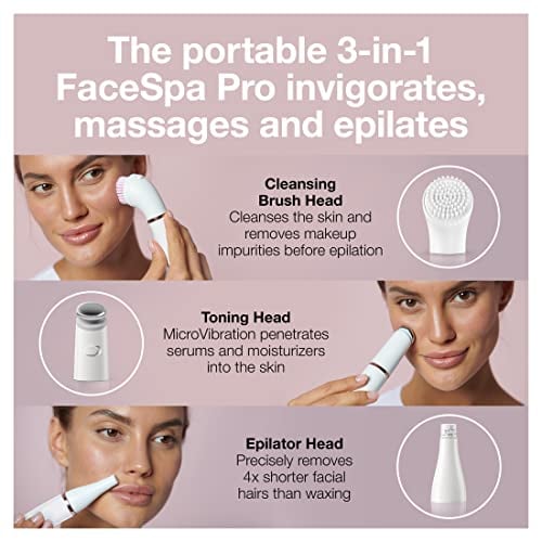 Face Epilator Facespa Pro 911 Facial Hair Removal for Women