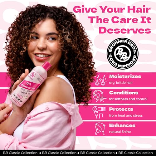 Oil Moisturizer Hair Lotion with 10,000mg Castor Oil, 12 oz