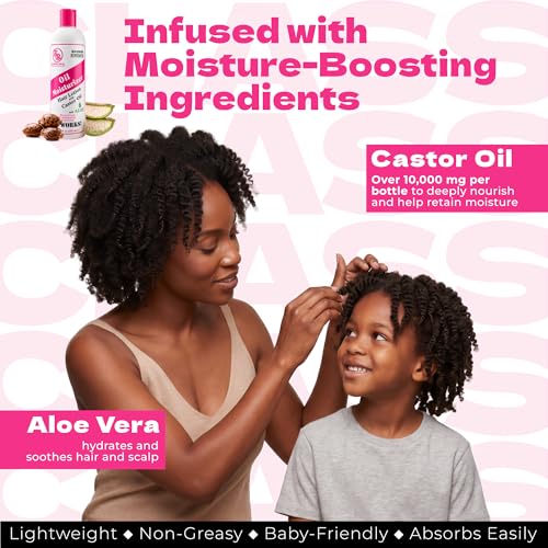 Oil Moisturizer Hair Lotion with 10,000mg Castor Oil, 12 oz