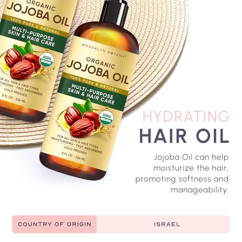 Cold-Pressed Organic Jojoba Oil (8 oz)