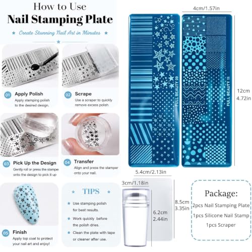 French Line Stamping Plate Kit