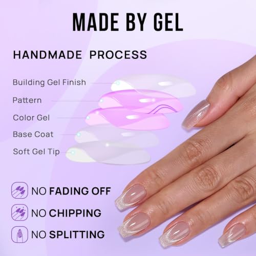 Short Coffin French Press On Nails
