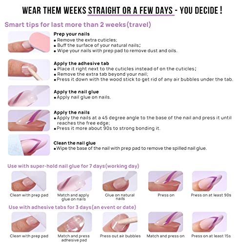 Short Coffin French Press On Nails
